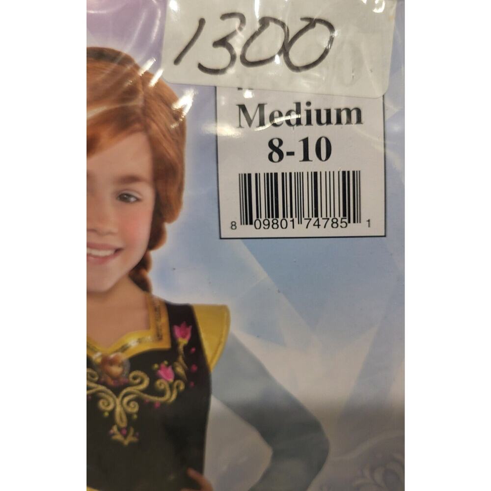 Disney Frozen ANNA Costume Child Size M 8-10 NEW - Picture 2 of 7